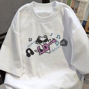 Cool and Cute Rock - cat T - shirt: Playing the Fashion Melody